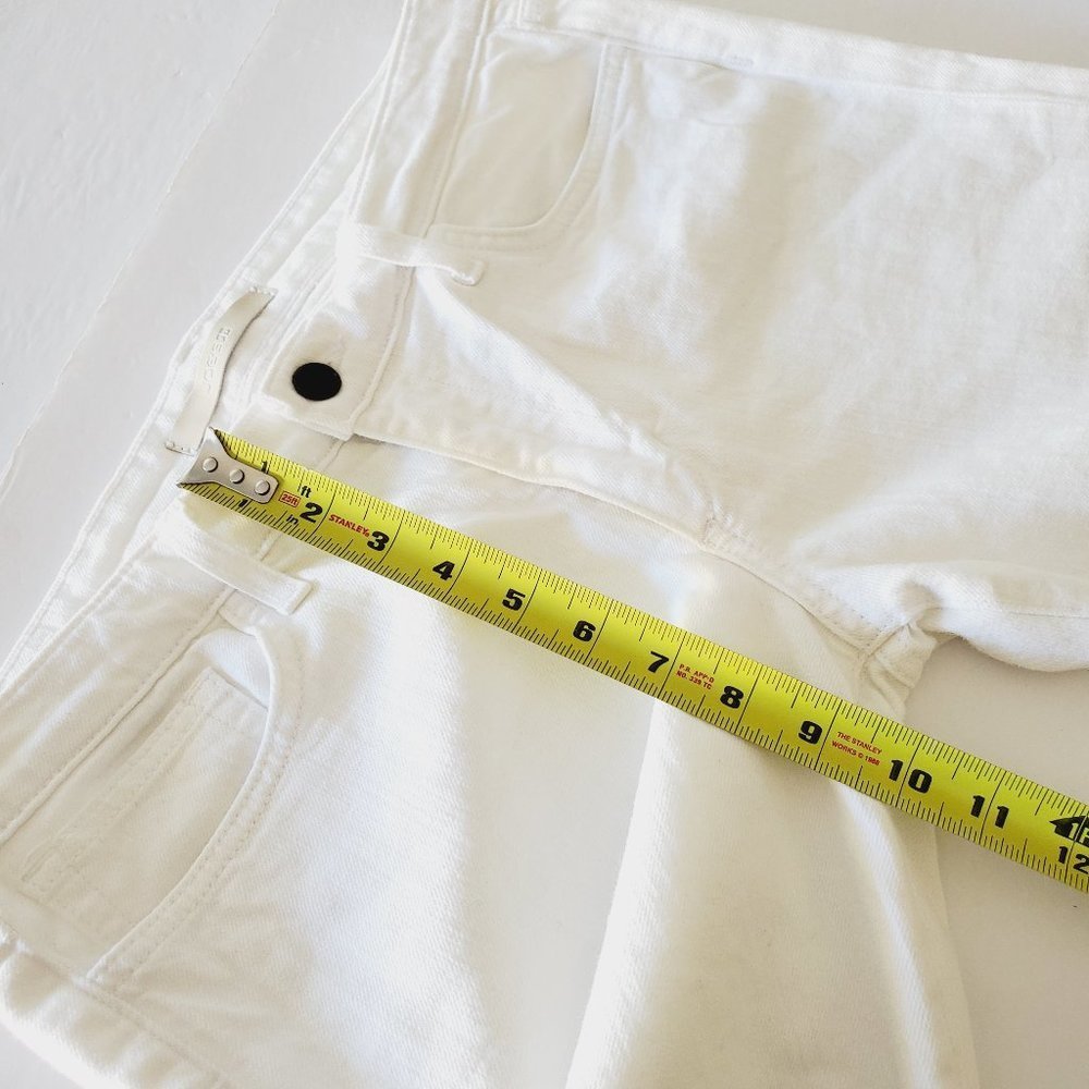 ANTHRO JOE'S White Ankle Straight Leg Jeans fit small! - Picture 10 of 11